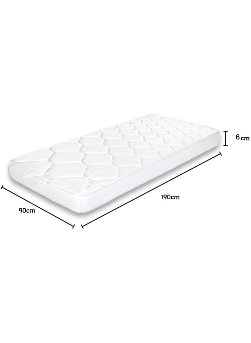 Zamart Medical Single Mattress | Orthopedic Medicated Foam Mattress for Deep Sleep | Cooling & Breathable for Hot Sleepers | Medium Firm Support | Ideal for Kids, Couples & Guest Rooms | 90×190×6 cm - Image 2