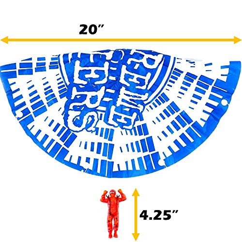 Ja-Ru JA-RU Parachute Action Figure Toys (3 Toy Assorted Color) Flying Glider Army Men for Kids  Boys & Girls. Outdoor Fun Summer Yard Games. Bulk Party Favors Stocking Stuffers. 2306-3s - Image 4