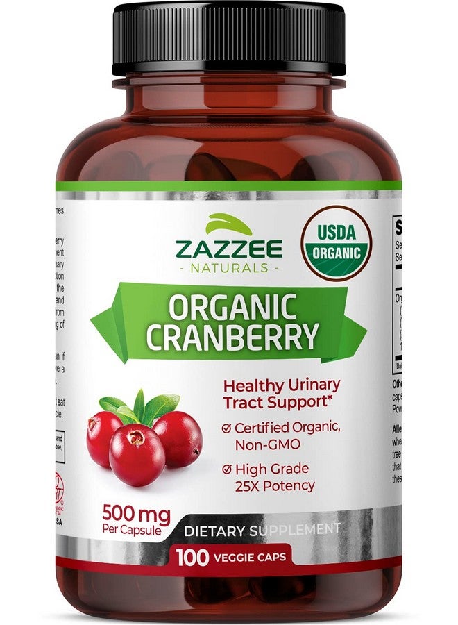 Zazzee مستخلص التوت البري العضوي المعتمد من وزارة الزراعة الأمريكية 12500 ملغ قوة 100 كبسولة نباتية معتمدة من وزارة الزراعة الأمريكية مستخلص قوي 25:1 مصنوع من التوت البري العضوي الكامل الطازج نباتي طبيعي 100% وغير معدل وراثيًا - Image 2