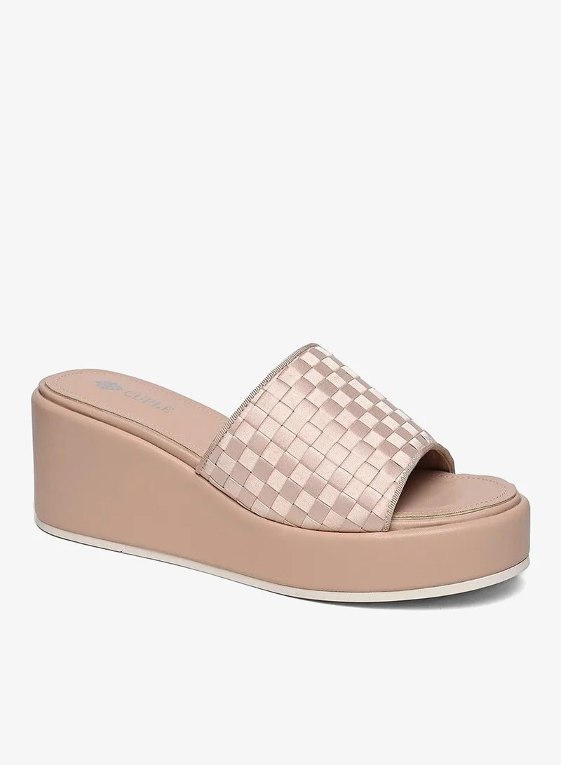 كابلي صندل إسفين مريح