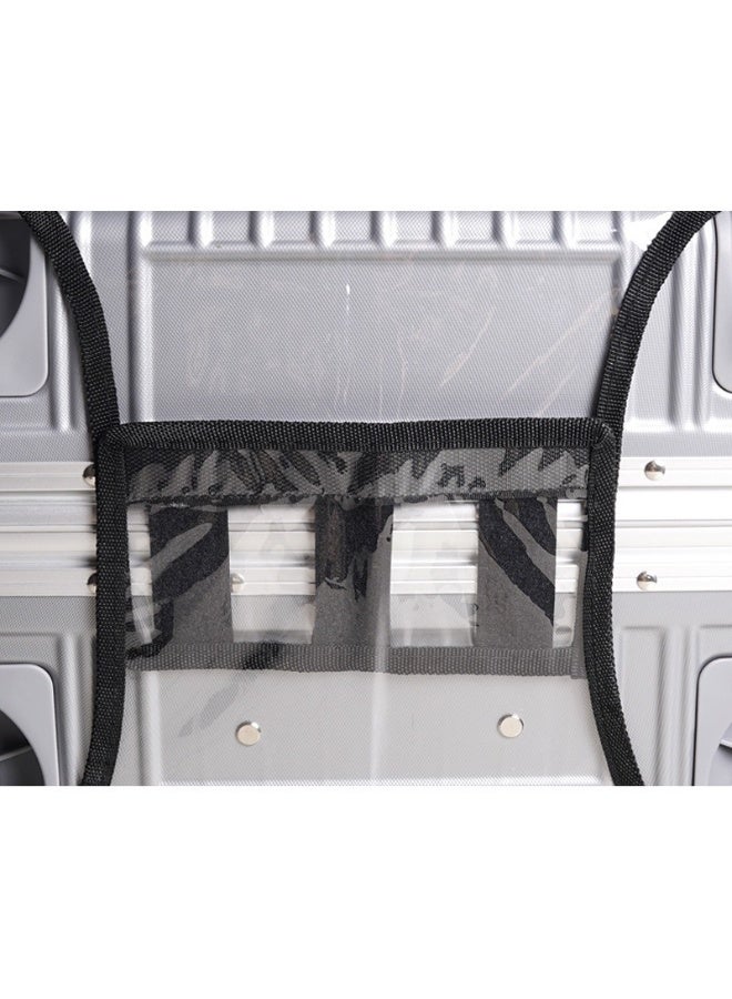 3-Pack Transparent PVC Suitcase Protector Cover Set for 20/24/28-inch Luggage, Scratch-Resistant & Waterproof, Easy Install Travel Protector - Image 2