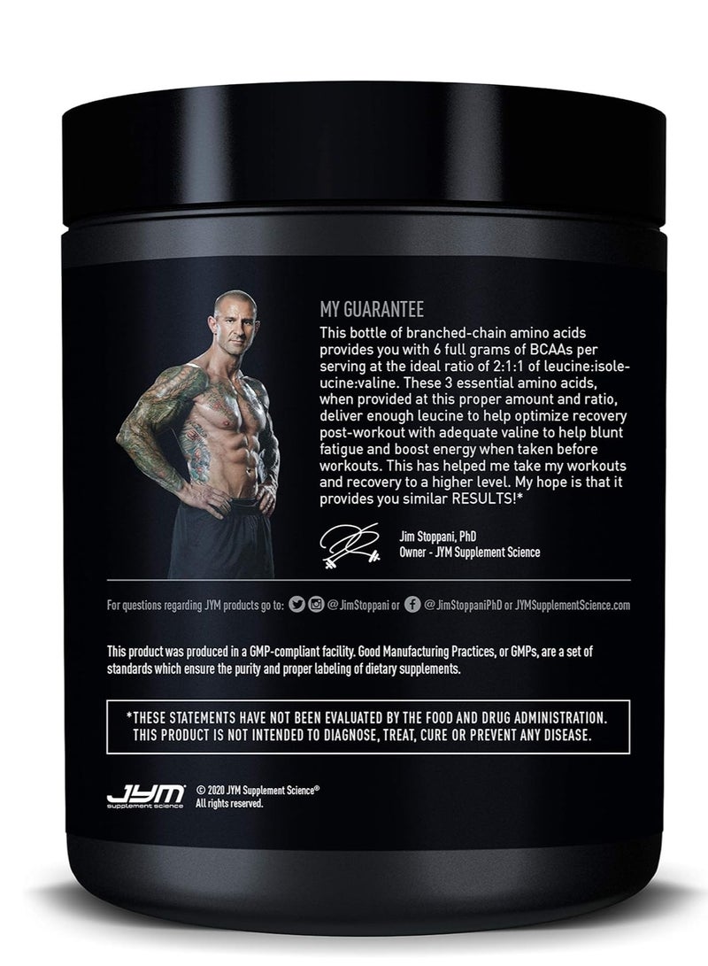 JYM Supplement Science BCAA 2:1:1 Ratio 360g Peach Rings Flavor - Image 2