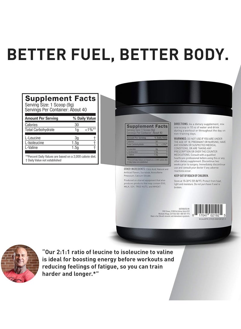 JYM Supplement Science BCAA 2:1:1 Ratio 360g Peach Rings Flavor - Image 3