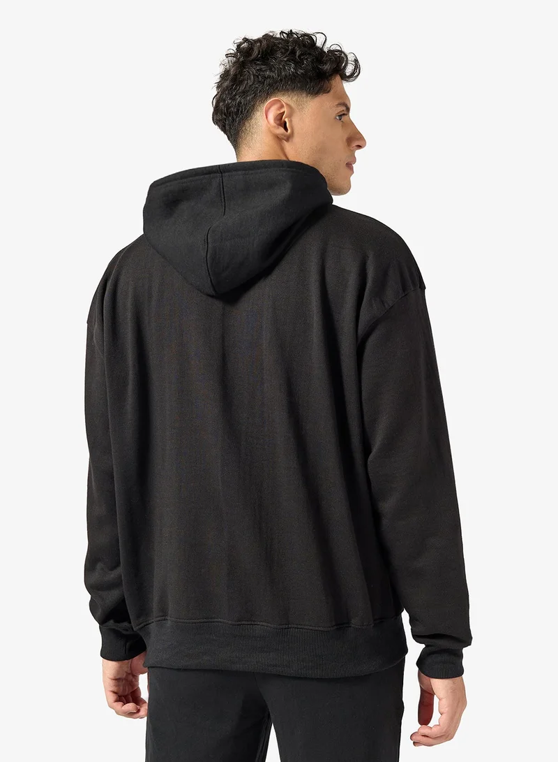 Seventy Five Basics Graphic Print Hoodie