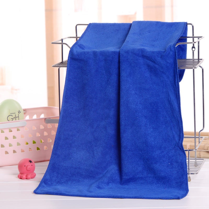 Quick-drying towel wholesale barber shop hair salon beauty salon Baotou towel thickened absorbent dry hair towel car lint-free - Image 1