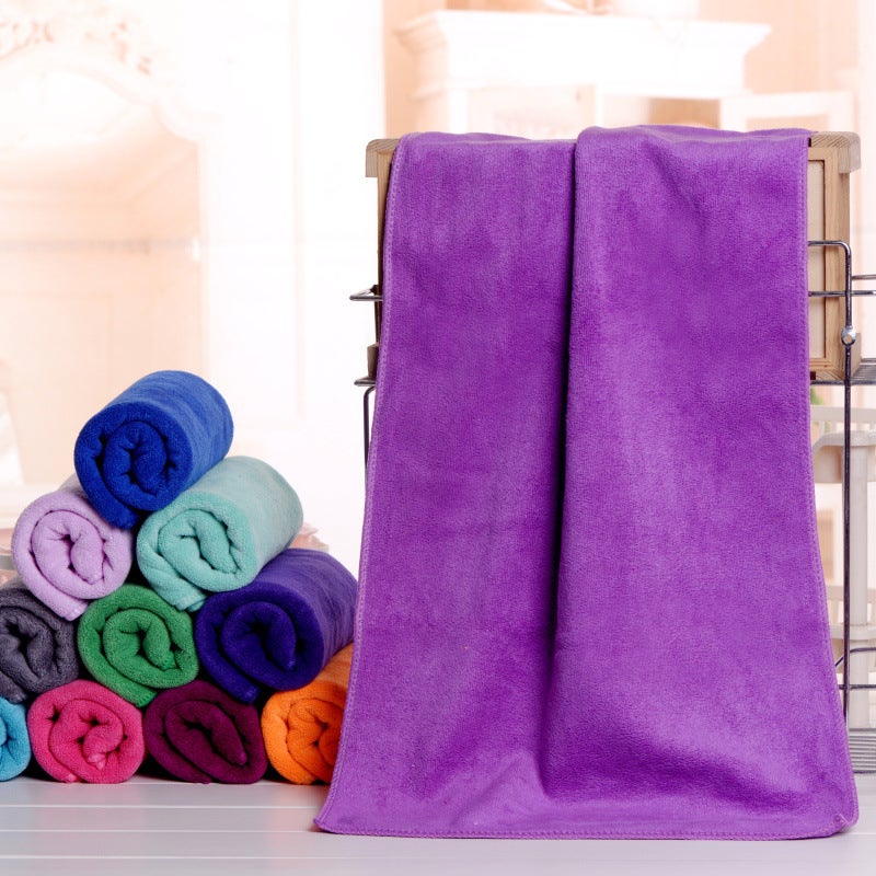 Quick-drying towel wholesale barber shop hair salon beauty salon Baotou towel thickened absorbent dry hair towel car lint-free - Image 5