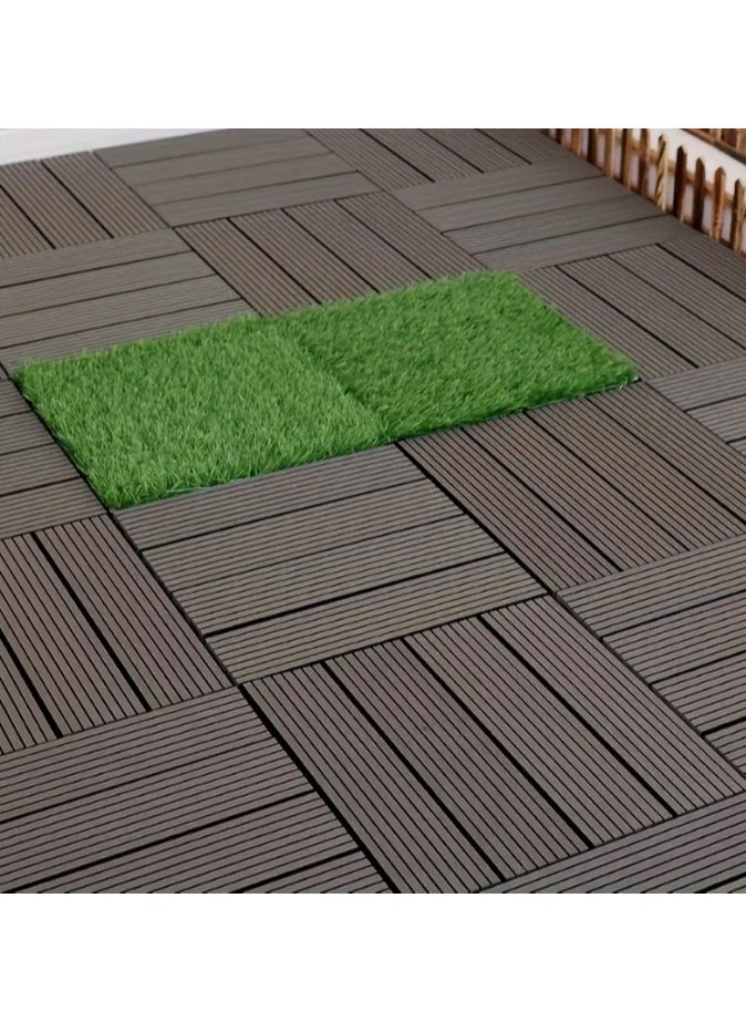 LINGWEI 9-Piece Plastic Interlocking Tile Set – Durable and Weather-Resistant Flooring for Indoor and Outdoor Decoration  - Image 2