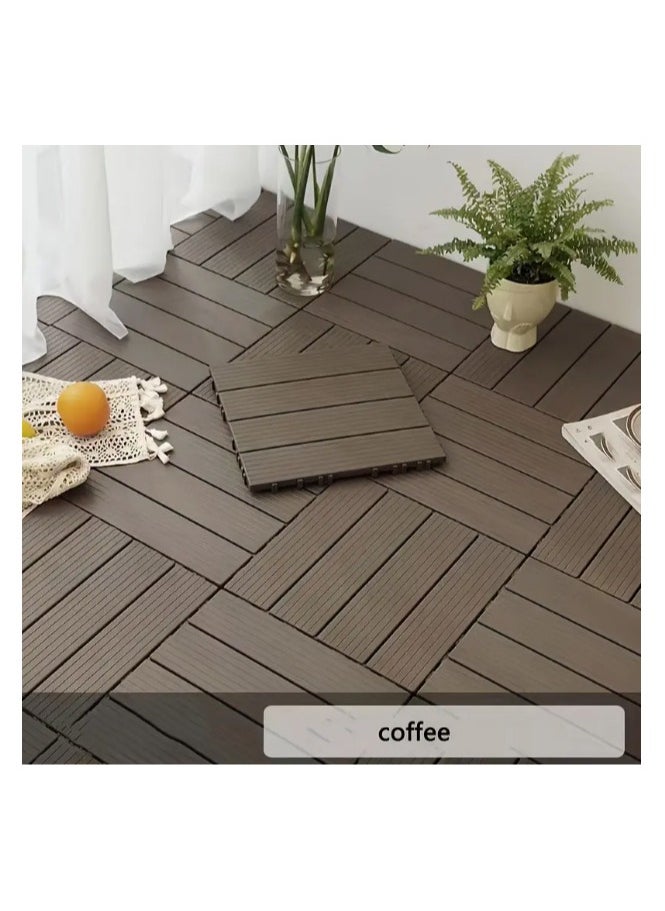 LINGWEI 9-Piece Plastic Interlocking Tile Set – Durable and Weather-Resistant Flooring for Indoor and Outdoor Decoration  - Image 3