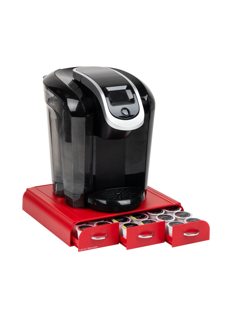 Mind Reader Mind Reader Anchor Collection Coffee Pod Holder 36 Capacity Red 2 