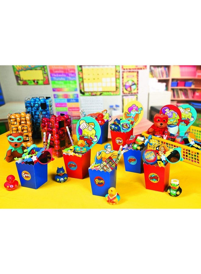 Fun Express Superhero Roll Stickers (100 Stickers) Stationery, Party Favors, Decorations, Arts & Crafts Supplies - Image 2