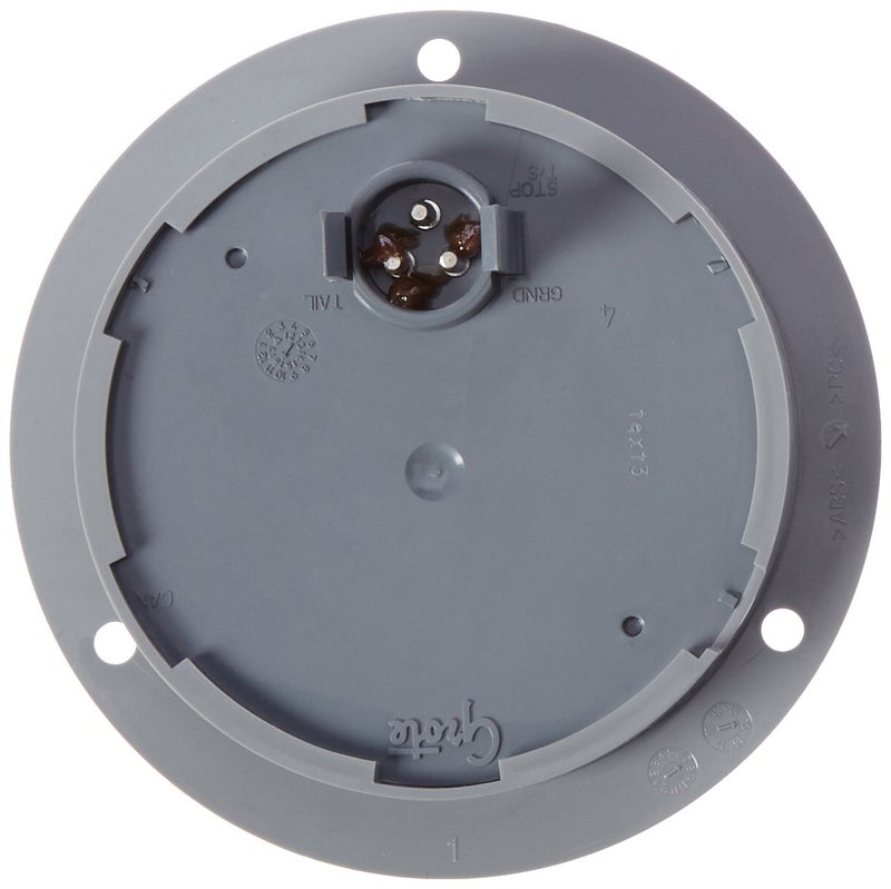 Grote 53272 SuperNova 4" 10-Diode Pattern LED Stop Tail Turn Lights (Gray Theft-Resistant Flange, Male Pin) - Image 2