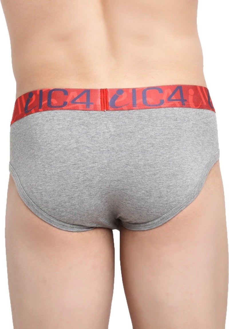 IC4 Store Grey Classic Briefs for Men - Pack of 2 - Image 3