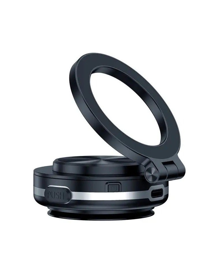 Magnetic Car Phone Holder with Suction Cup; 360 Degree Rotation Design and Super Strong Holding Force for All Smartphones - Image 1