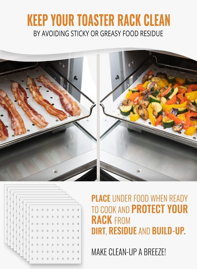 INFRAOVENS Parchment Paper Sheets for Toaster Oven Air Fryer 10 x 12 Compatible with Cuisinart, Breville, Black and Decker + More, Precut Perforated Non-Stick Oven Liners for Baking, Cooking, Dehydrator - Image 4