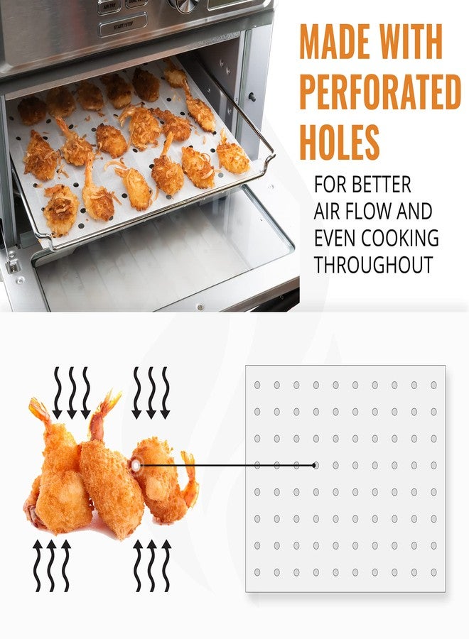 INFRAOVENS Parchment Paper Sheets for Toaster Oven Air Fryer 10 x 12 Compatible with Cuisinart, Breville, Black and Decker + More, Precut Perforated Non-Stick Oven Liners for Baking, Cooking, Dehydrator - Image 3
