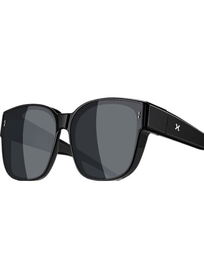 LOHO Myopia Sunglasses Clip-On Folding Polarized Sunshade For Driving Sunshade Female New Glasses Lh09661 - Image 3