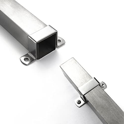 DGHAOP 8pcs 20mm U Shaped Connector Bracket for Bar Holder Strut Channel Door Closed, Screws Included, 304 Stainless Steel - Image 5