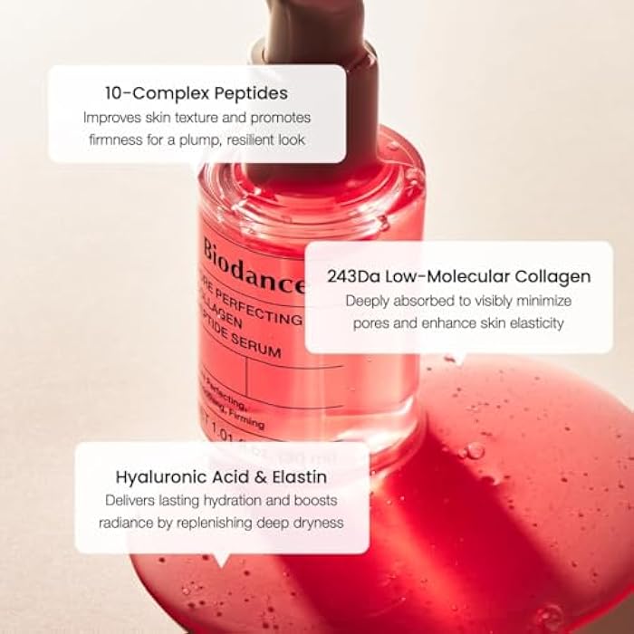 BIODANCE Pore Perfecting Collagen Peptide Serum, Skin Firming & Radiance Boost, Plumping, Pore Care, Makeup Prep Serum for All Skin Types, Korean Skincare, Stocking Stuffers | 1.01 fl.oz x 1 ea - Image 4