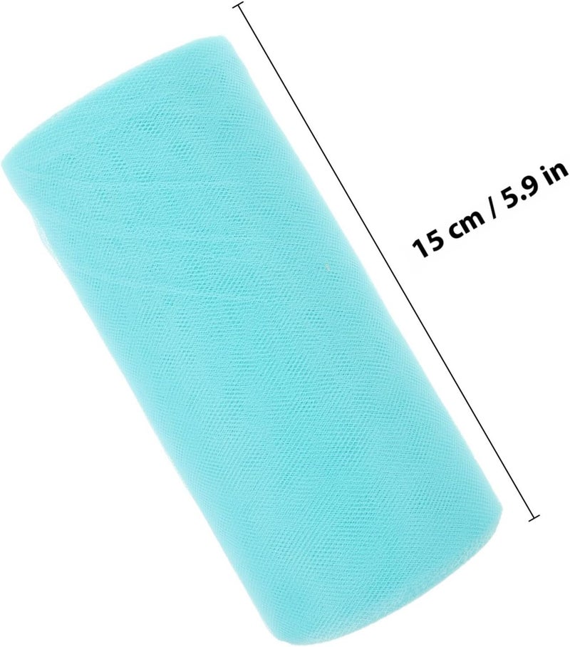 Decorative Polyester Tulle Ribbon Roll for Wedding Party Table Skirt Mint Green 22 Meters Wedding Table Decor Craft Trim - Image 2