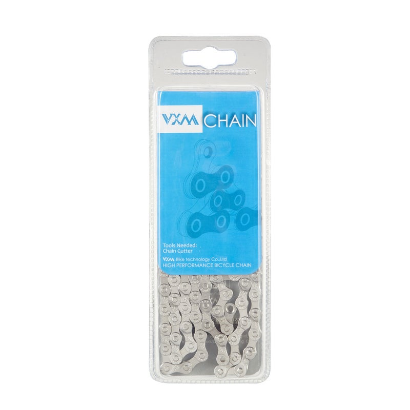 Generic VXM MTB Chain 8-Speed Electroplated Silver 116-Link Bicycle Chain