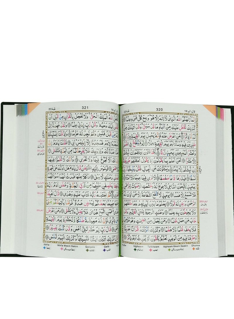 Tajweed Quran in Urdu script, colored letters, large size 17*24 - Image 3