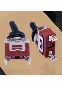 Y&D Waterproof Heavy Duty Toggle Switch 12V DC 30A SPST 2 Position Pin ON/Off with Weatherproof Boot Cap Cover for Car Boat Terminal KL-C101-HMZ ( 3 Pcs )  - Image 4