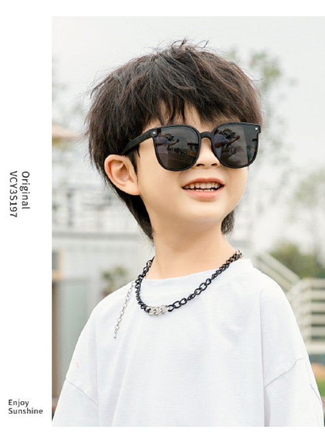 VVC نظارات شمسية قابلة للطي للأطفال مع حماية من الأشعة فوق البنفسجية - نظارات شمسية صيفية للأولاد والبنات - Image 1