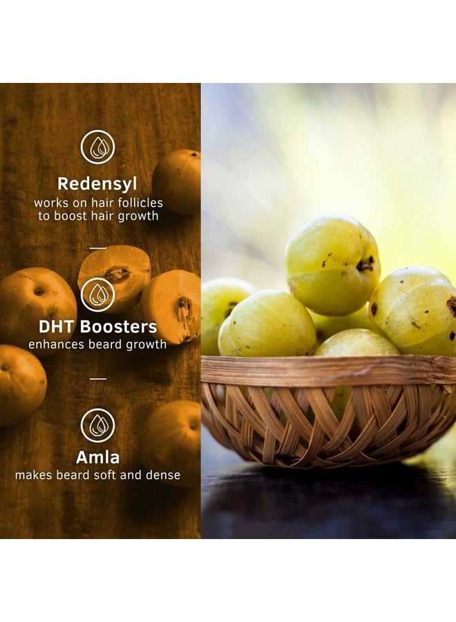 Ustraa Beard Growth Oil Advanced - 2 x 60ml - Lab Tested to increase Beard Growth rate by 40%, With Redensyl and DHT Booster, No Sulphates, No Parabens, No Silicone, No Mineral Oil (Set of 2) - Image 3