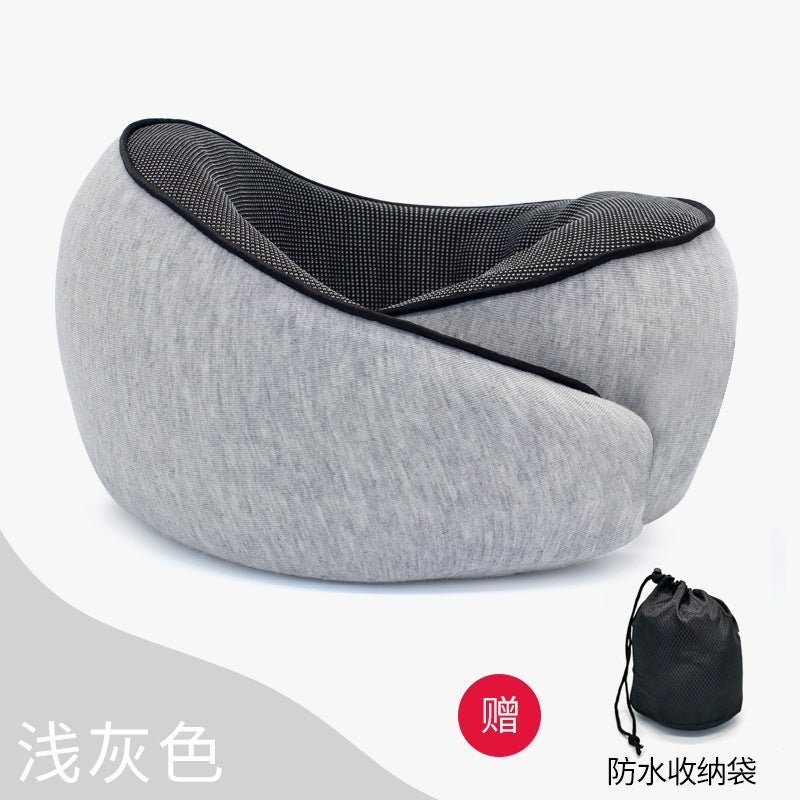 U-Shaped Pillow Memory Foam Neck Pillow Slow Rebound Car Travel Neck Neck Pillow Spot Ostrich U-Shaped Pillow - Image 1