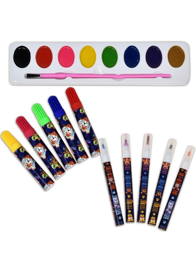 PAW Patrol Coloring and Activity Book Set, Color Mess Free Craft Art Kit for Kids, Includes Drawing Pad, Markers, Stickers - Image 4