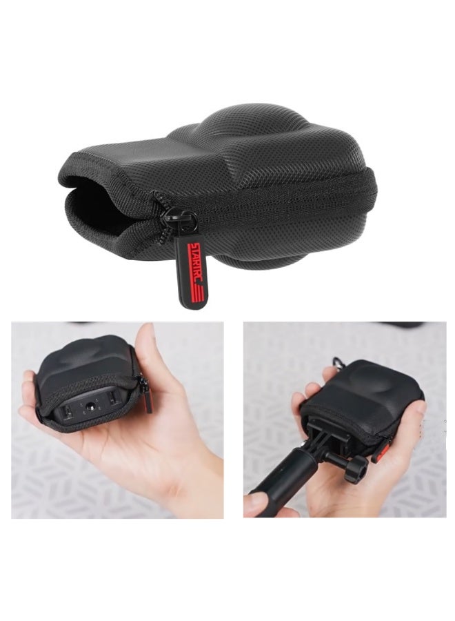 STARTRC Mini Storage Bag for DJI OSMO 360 Camera, Carrying Case with Wrist Strap & Carabiner, Half-open Design, Can be Connected to Tripod Selfie Stick - Image 3