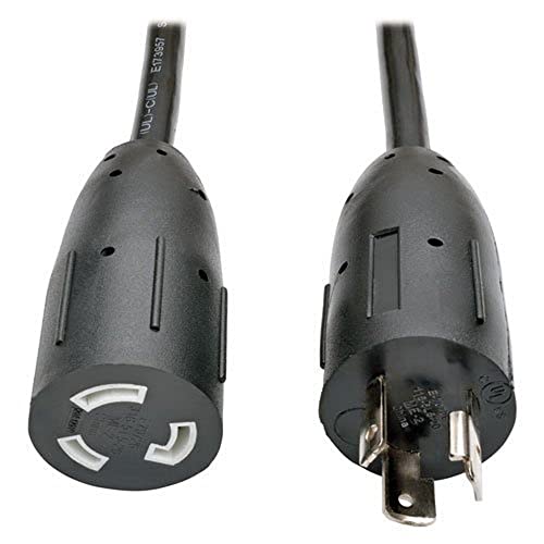 TRIPP LITE P046-006-LL 6' Heavy Duty Power Extension Cord Adapter 20A, 12AWG, 6',Black - Image 1