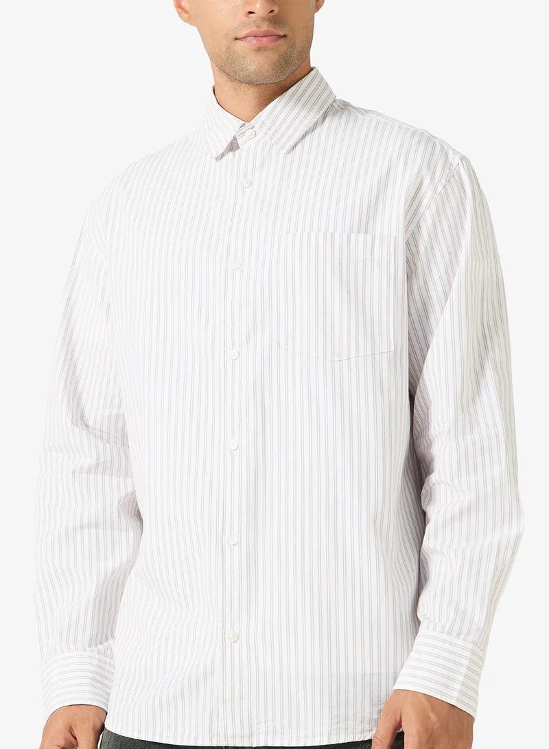 JACK & JONES  Striped Long Sleeve Shirt for Men | Best Price UAE