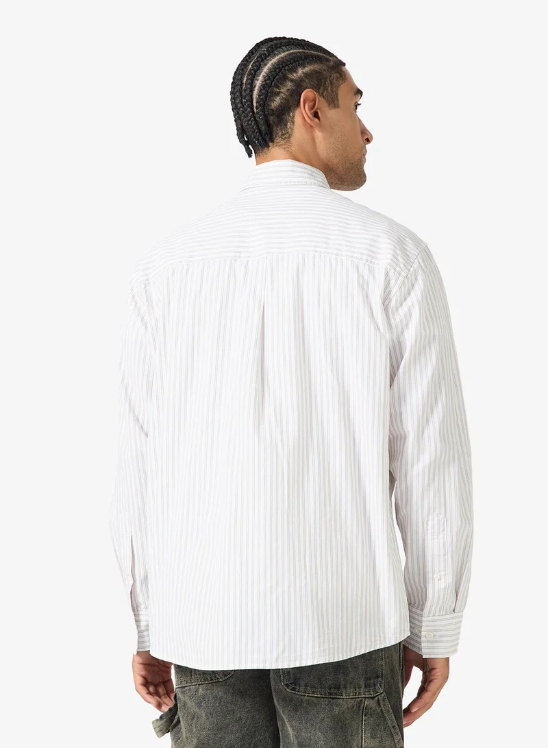 JACK & JONES Striped Long Sleeve Shirt