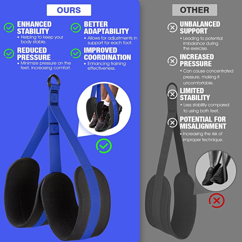 Ayombo Pull Up Assistance Bands,Heavy Duty Resistance Assistance Band for Pull-up Training,Adjustable Assisted Bands with Comfortable Foot Strap,Home Gym Workouts Body Stretching and Strength Training - Image 2