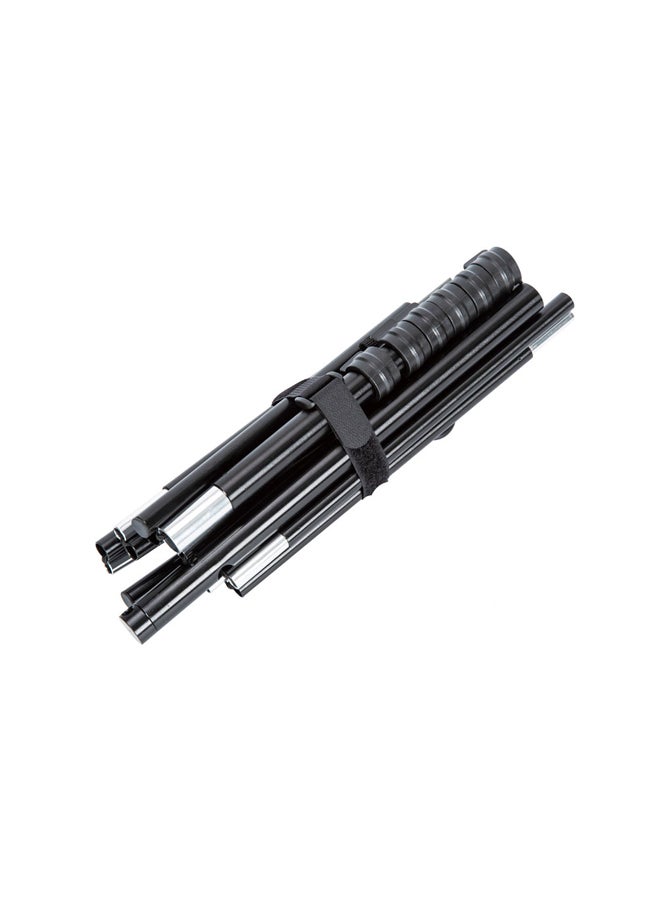 DPT حامل أدوات التخييم من الألمنيوم، أدوات المطبخ المعلقة، أسود، الحجم 71.5*42.5*64.8 سم - Image 2