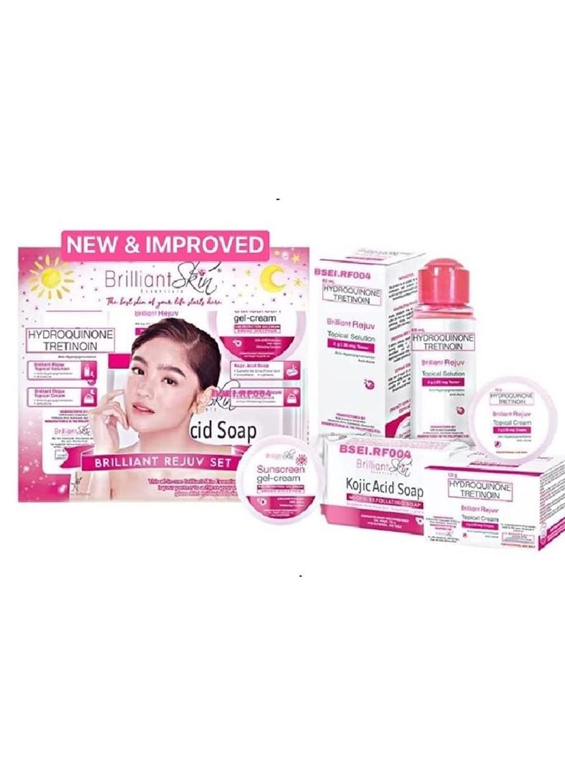 Brilliant Skin Brilliant skin rejuvenation set for face transparent 