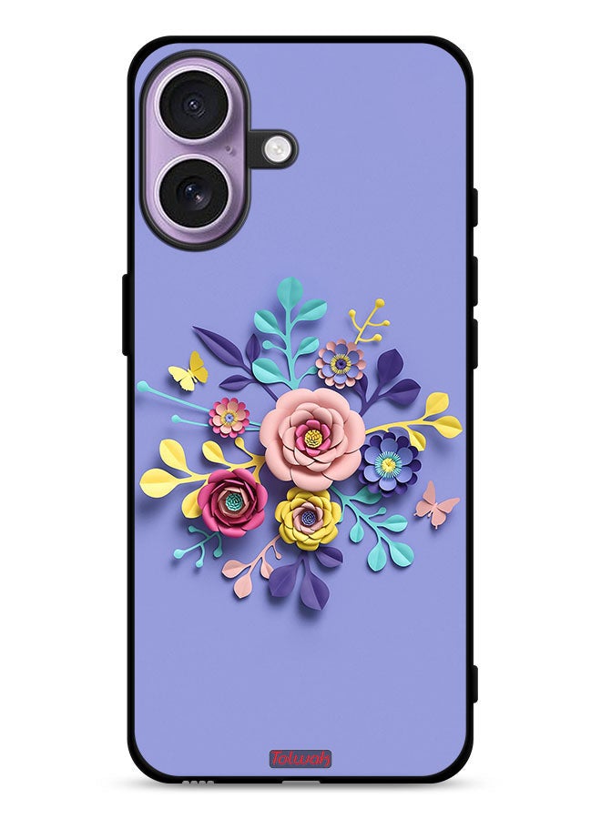 Tolwak Apple iPhone 17 Protective Case Cover Flowers Art - Image 1