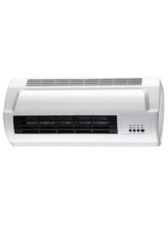 Wall-Mounted Heater with PTC Ceramic Heating - 2 Heat Settings, 7.5-Hour Timer, Energy-Efficient Space Heater with Overheat Protection for Home & Office