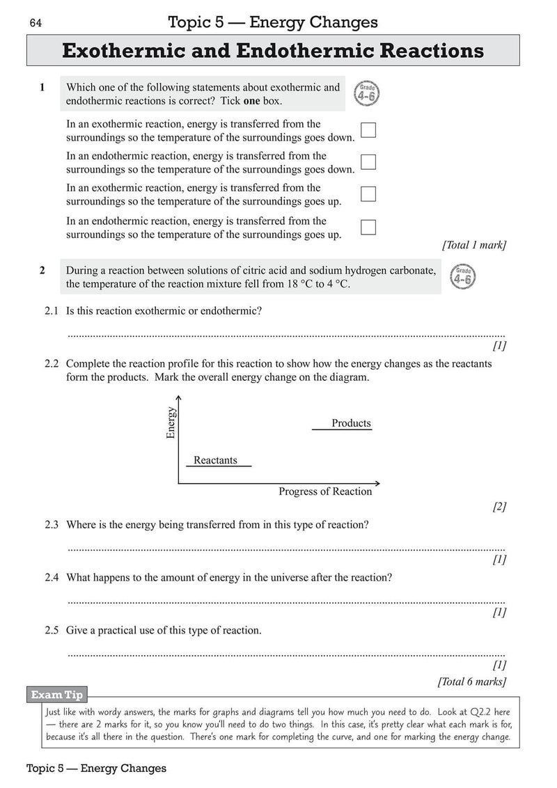New GCSE Chemistry AQA Exam Practice Workbook - Higher (includes answers) - Image 4