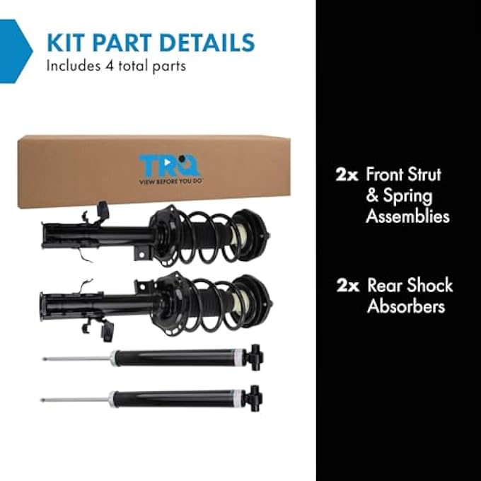 تي آر كيو مجموعة ممتص الصدمات الأمامية الخلفية الكاملة متوافقة مع فورد إسكيب 20202022 - Image 3