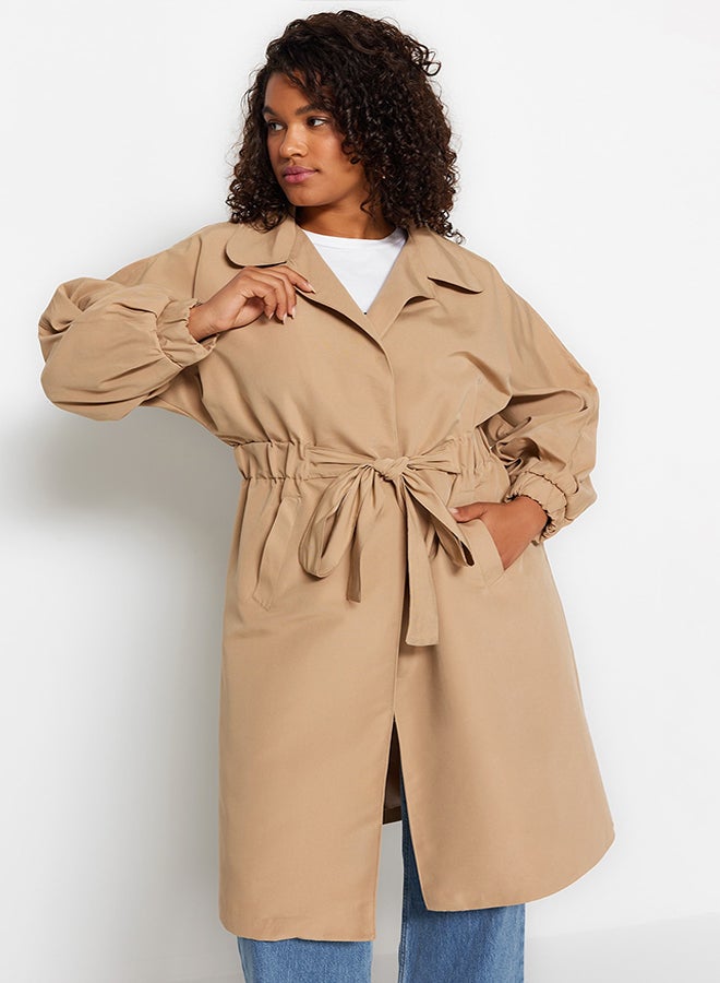 trendyol Plus Size Trench Coat Trendyol Curve - Image 2