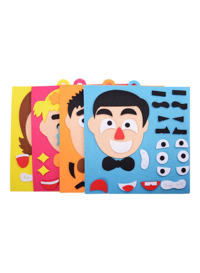 Non-Woven Five Sense Organs Jigsaw Puzzles Set - Image 3