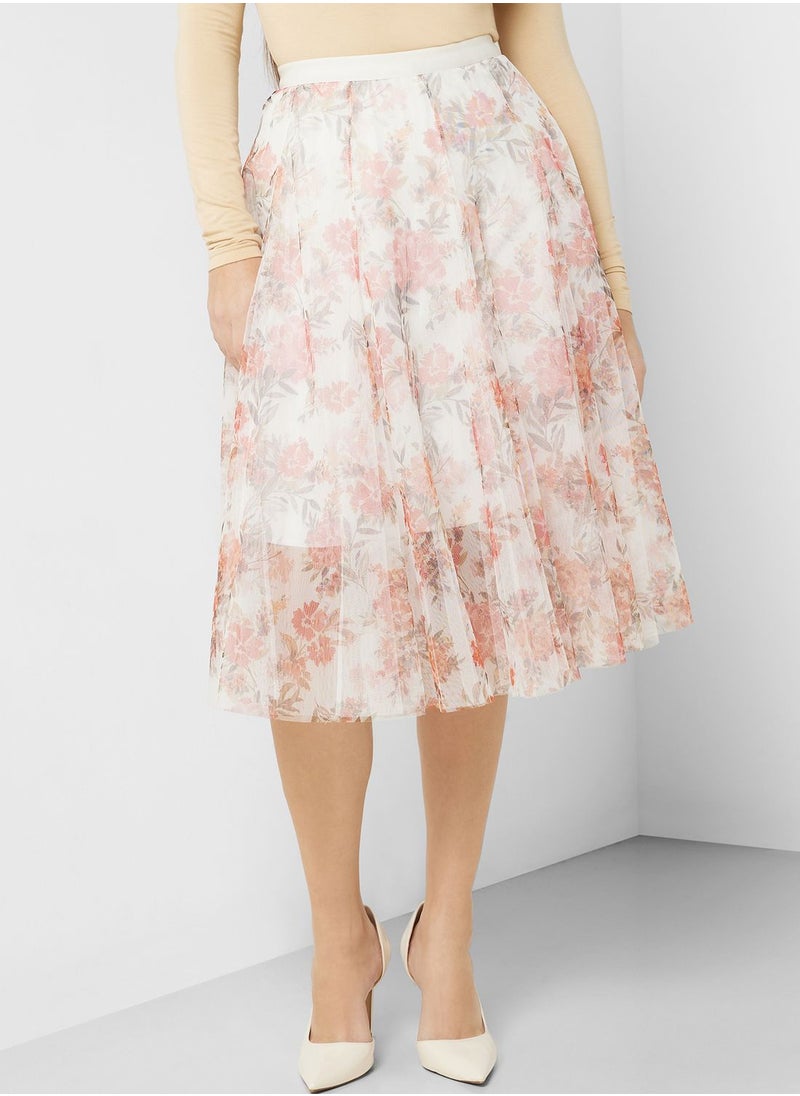 Khizana - Printed Skirt - Image 1