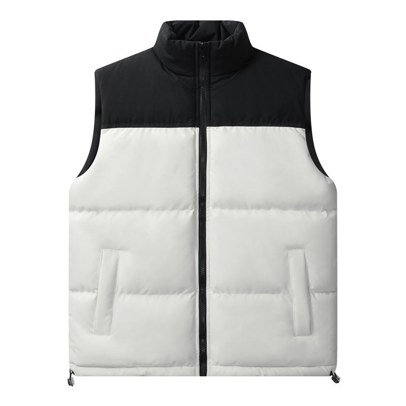 Live Broadcast Color Matching Vest Men And Women Couple Sports Casual Warm Ultra-Light Plus Size Coat Waistcoat Fashionable Vest - Image 1