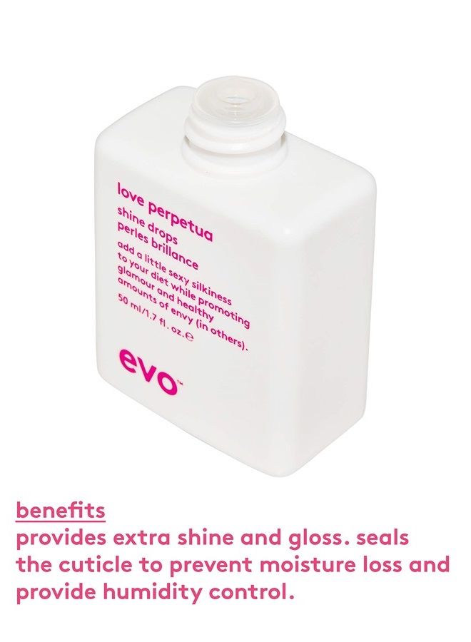 EVO Love Perpetua Shine Drop - Polishing Hair Gloss For All Hair Types - 50ml / 1.7fl.oz - Image 3