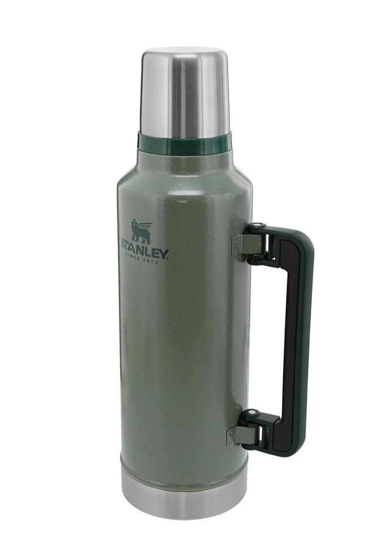 Stanley Stanley Classic Legendary Bottle 1.9L / 2.0QT Hammertone Green – BPA FREE Stainless Steel Thermos | Hot for 45 Hours | Leakproof Lid Doubles as Cup | Dishwasher Safe  - Image 1
