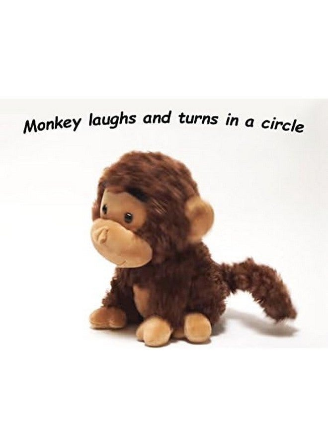 كادل بارن - Crackin' Up Coco | لعبة محشوة ناعمة للغاية على شكل قرد متحرك دوار | تدور وتصدر أصوات قرد، 10 بوصات - Image 5