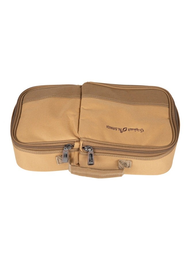 السنيدي شنطة بيالات وفناجيل 12 فناجيل + 12 بيالات- تنظيم مثالي للمتعلقات، حماية الفناجين من الكسر، سهلة الحمل والتنقل - Image 3