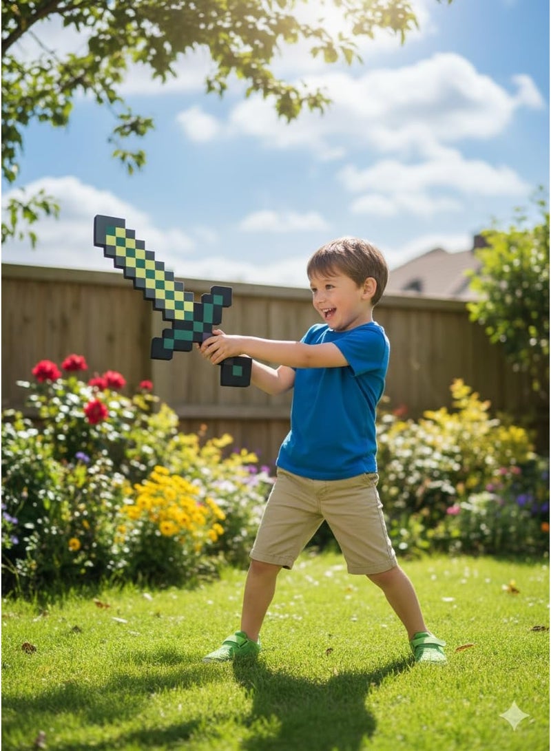 REZZOSS Foam Sword Toy for Kids – Soft Safe Battle Sword for Role Play, Cosplay, Ninja, Knight & Pirate Dress-Up | Lightweight Foam Weapon for Indoor & Outdoor Fun | Safe Pretend Play Sword for Boys & Girls | Perfect Costume & Party Accessory - Image 4